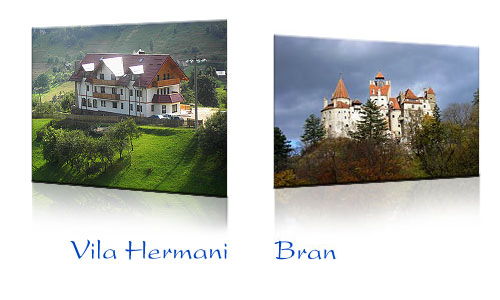 Villa Hermani in Magura and Bran castle